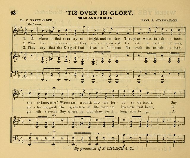 Golden Leaves: a collection of choice hymns and tunes adapted to Sabbath-schools, social meetings, Bible classes, &c. page 68