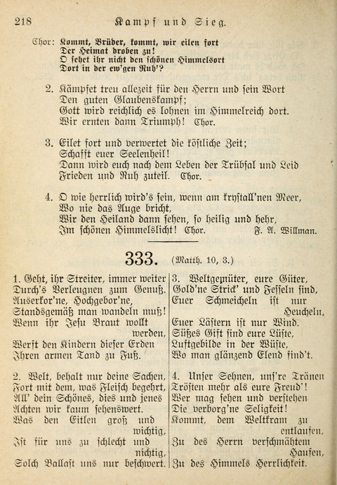 Gemeinschafts-Lieder. 7th ed. page 216
