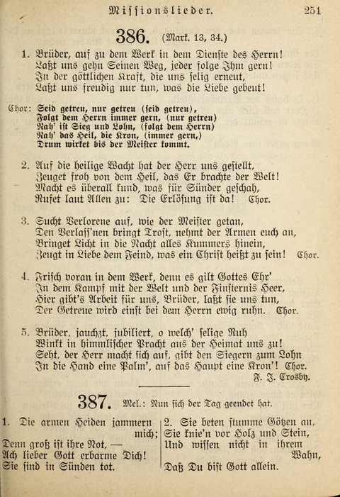 Gemeinschafts-Lieder. 7th ed. page 251
