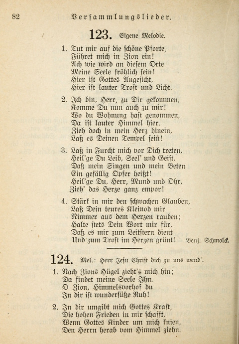 Gemeinschafts-Lieder. 7th ed. page 80