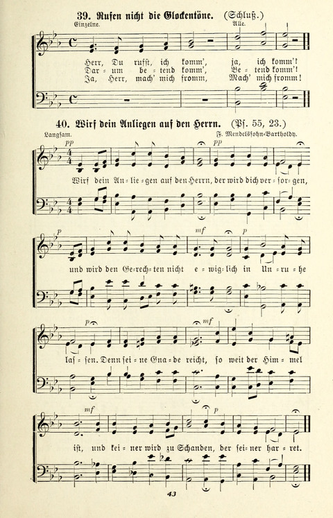 Glockenklänge: eine Liedersammlung für Sonntagschulen und Jugendvereine page 41