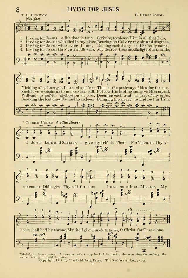 Gospel Melodies and Evangelistic Hymns page 10