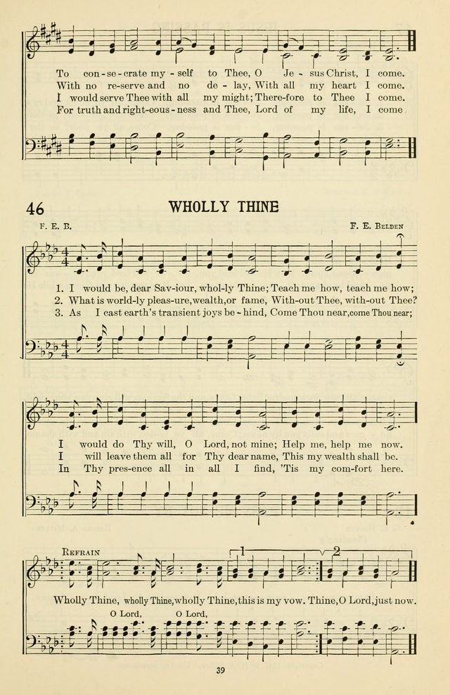 Gospel Melodies and Evangelistic Hymns page 39