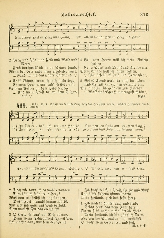 Gesangbuch mit Noten: herausgegeben von der Allgemeinen Conferenz der Mennoniten von Nord-Amerika (3rd. Aufl.) page 313