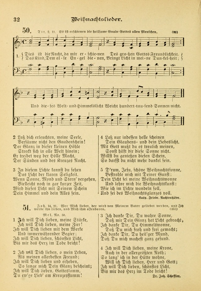 Gesangbuch mit Noten: herausgegeben von der Allgemeinen Conferenz der Mennoniten von Nord-Amerika (3rd. Aufl.) page 32