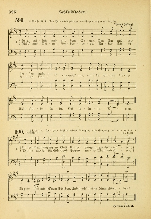 Gesangbuch mit Noten: herausgegeben von der Allgemeinen Conferenz der Mennoniten von Nord-Amerika (3rd. Aufl.) page 396