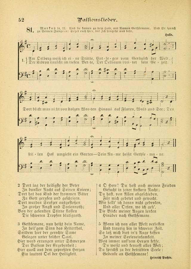 Gesangbuch mit Noten: herausgegeben von der Allgemeinen Conferenz der Mennoniten von Nord-Amerika (3rd. Aufl.) page 52