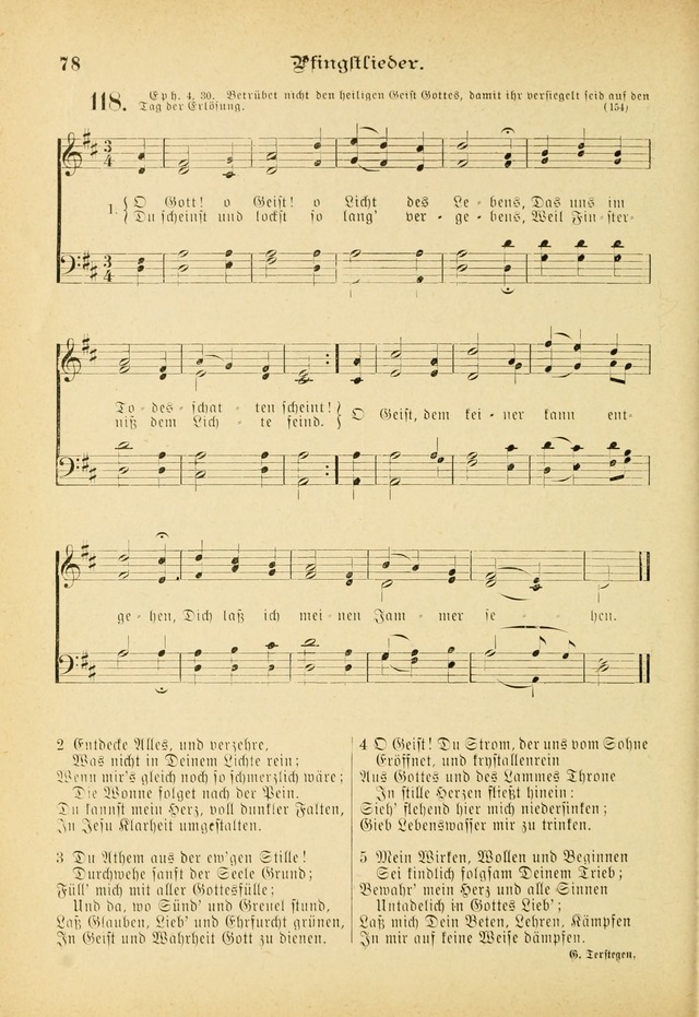 Gesangbuch mit Noten: herausgegeben von der Allgemeinen Conferenz der Mennoniten von Nord-Amerika (3rd. Aufl.) page 78