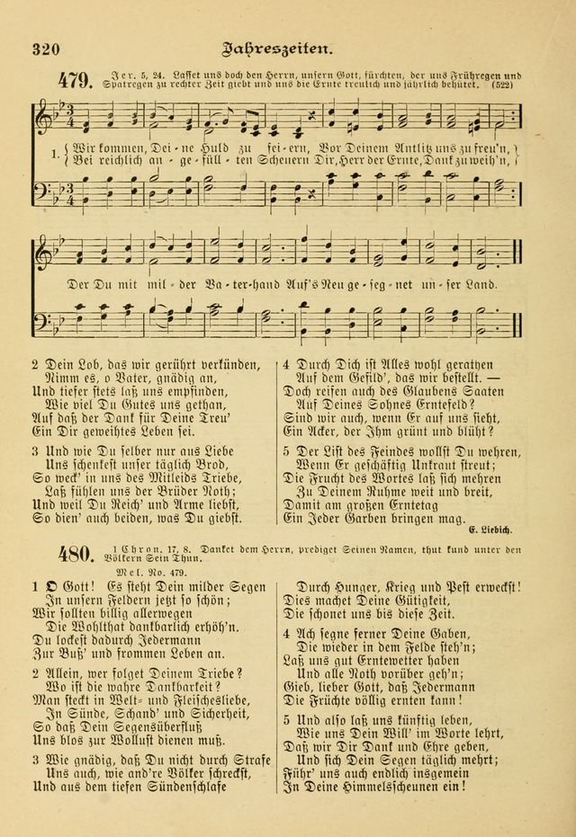 Gesangbuch mit Noten: herausgegeben von der Allgemeinen Conferenz der Mennoniten von Nord-Amerika page 320