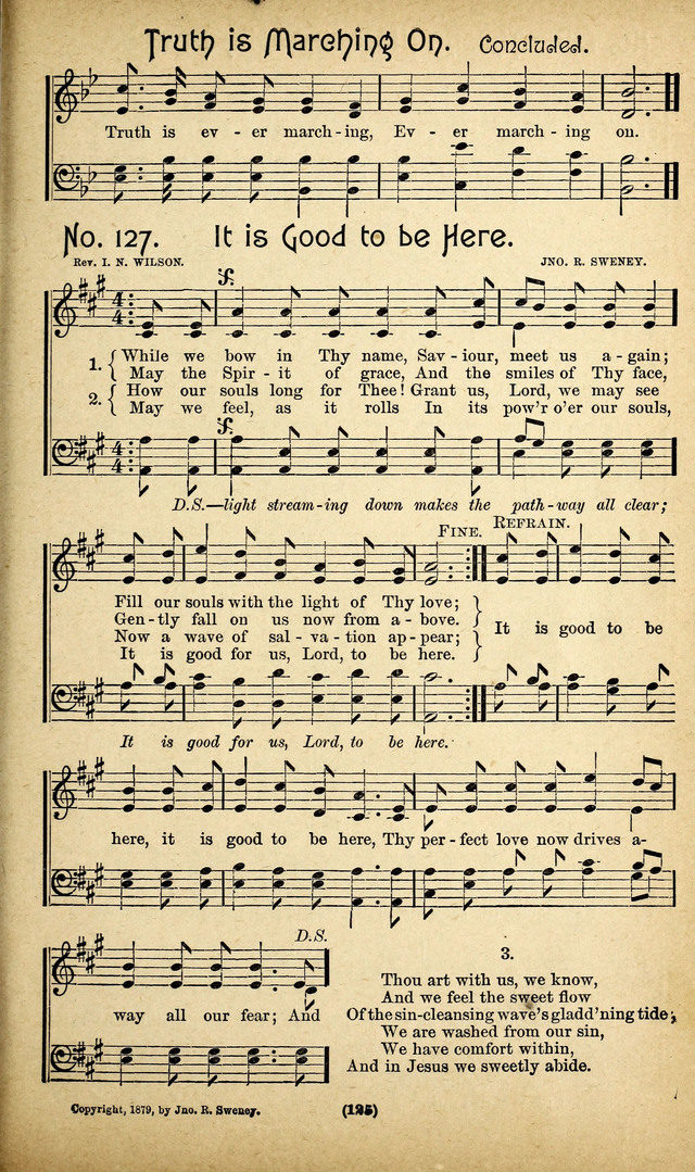 The Glad Refrain for the Sunday School: a new collection of songs for worship page 121