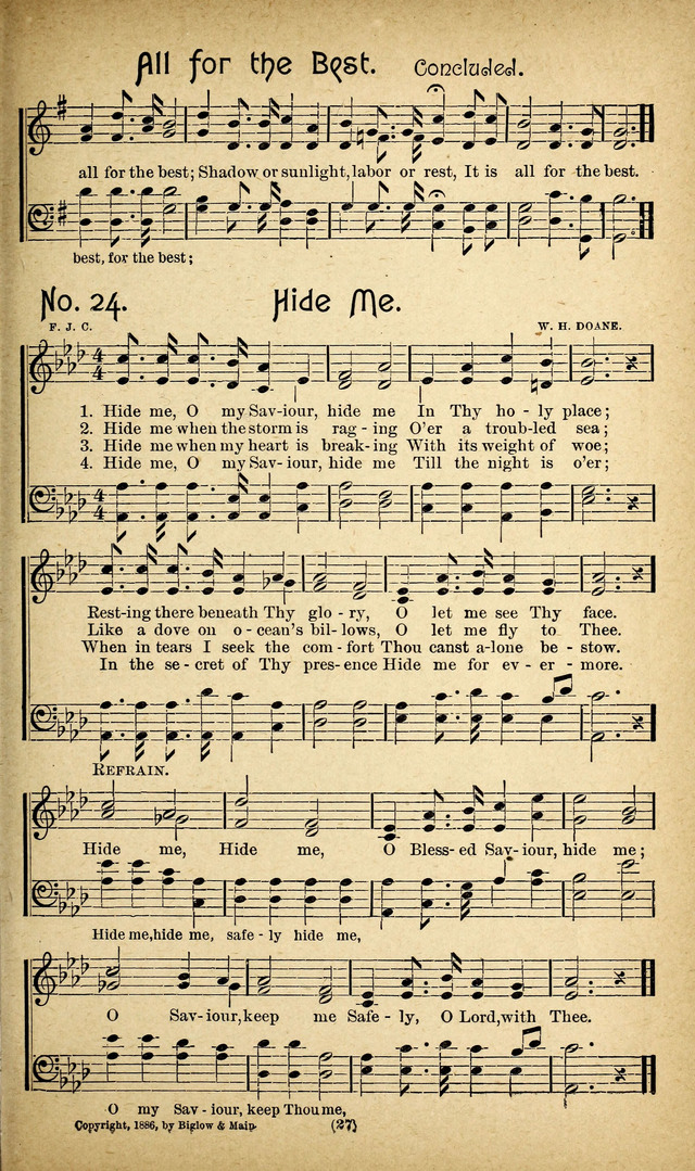 The Glad Refrain for the Sunday School: a new collection of songs for worship page 23