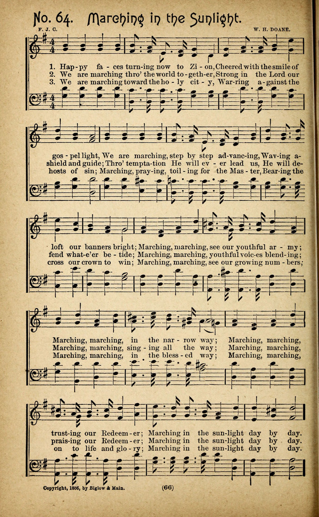 The Glad Refrain for the Sunday School: a new collection of songs for worship page 62