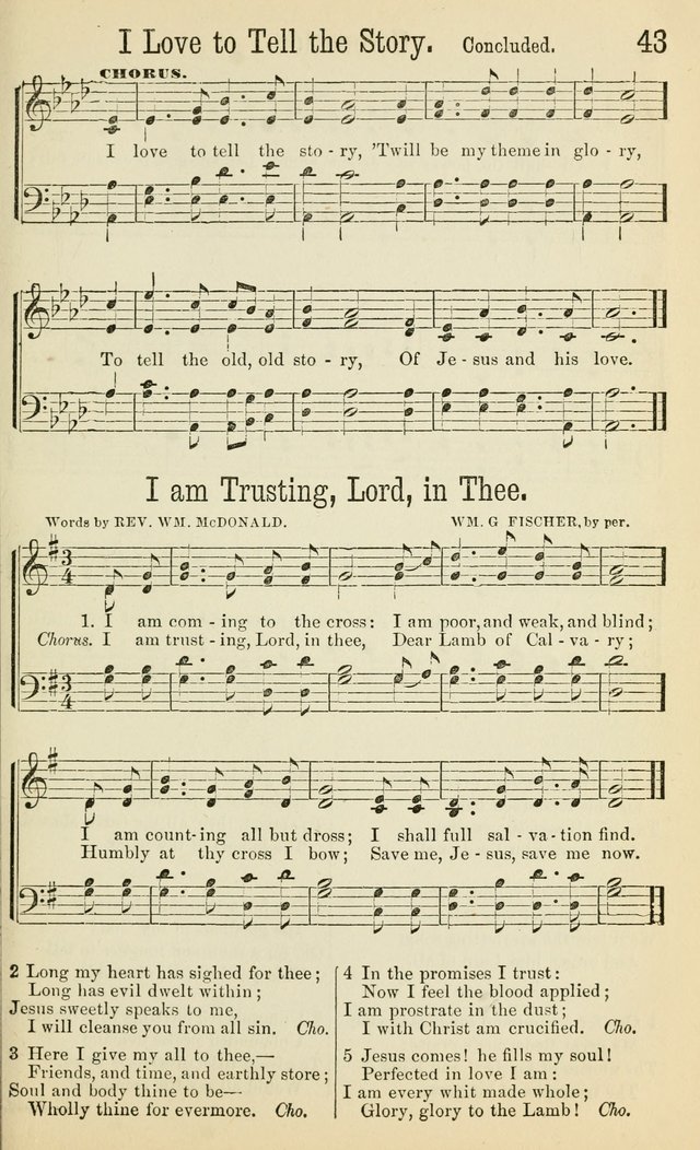 Gospel Songs: a choice collection of hymns and tune, new and old, for gospel meetings, prayer meetings, Sunday schools, etc. page 48