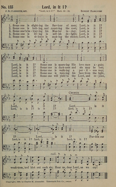 The Gospel in Song: as used in the Anderson Gospel Crusades page 159