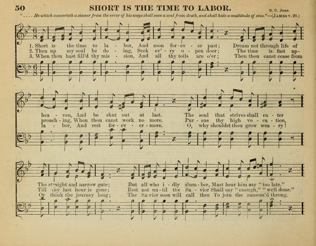 The Guiding Star for Sunday Schools: a new collection of Sunday school songs, together with a great variety of anniversary pieces written expressly for this worke page 52
