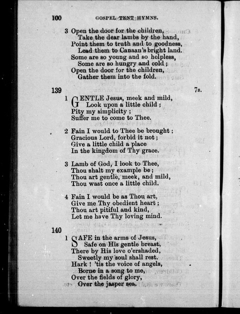 Gospel Tent Hymns page 99