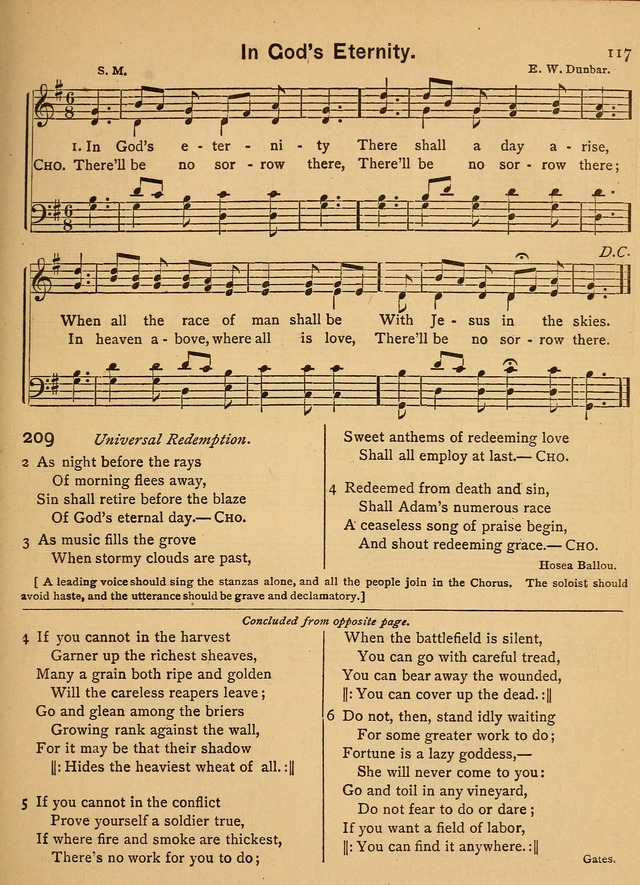 Good-Will Songs: a Compilation of Hymns and Tunes page 118