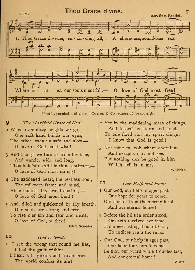 Good-Will Songs: a Compilation of Hymns and Tunes page 8