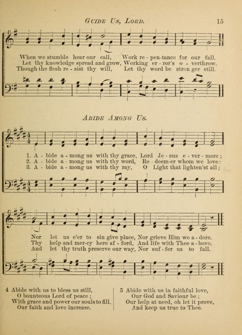The Hosanna: a book of hymns, songs, chants, and anthems for children page 15
