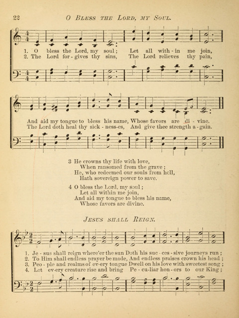 The Hosanna: a book of hymns, songs, chants, and anthems for children page 22