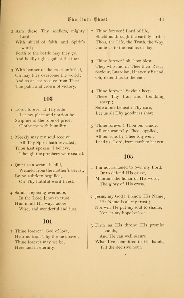 Hymnal page 41