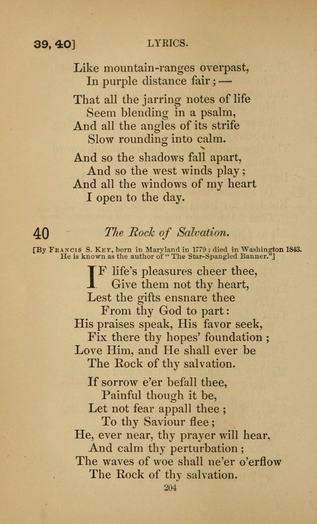 Hymns for All Christians page 204