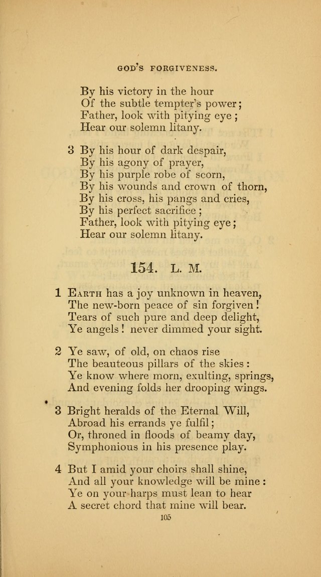 Hymns for the Church of Christ (3rd thousand) page 105