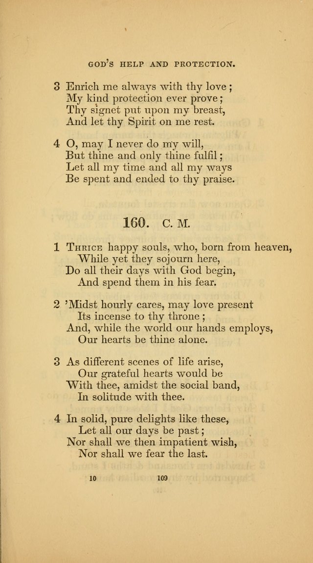 Hymns for the Church of Christ (3rd thousand) page 109