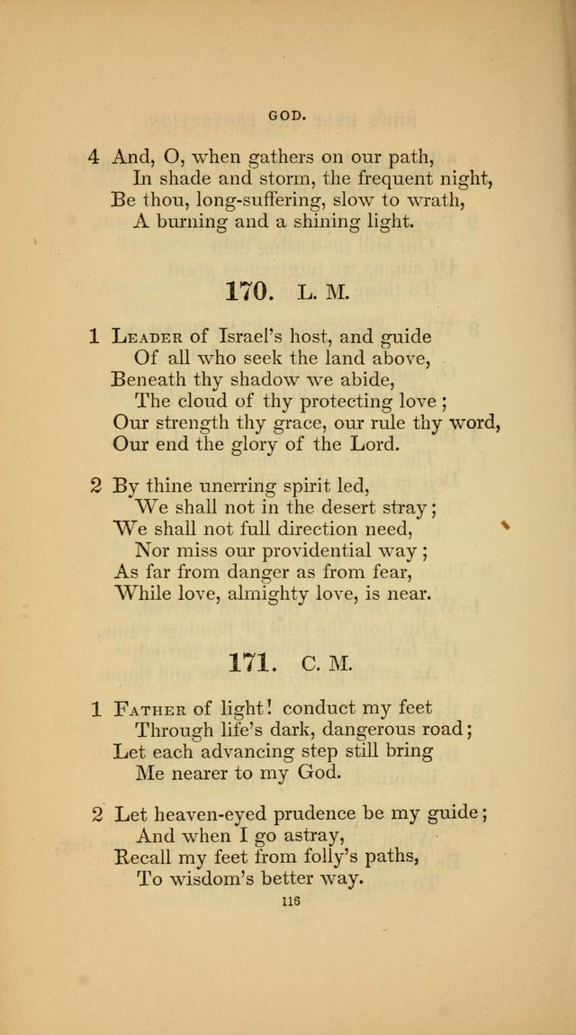 Hymns for the Church of Christ (3rd thousand) page 116