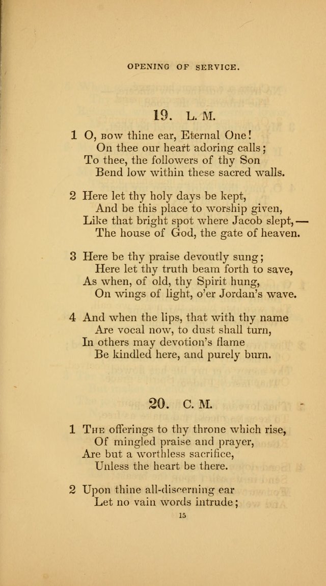Hymns for the Church of Christ (3rd thousand) page 15