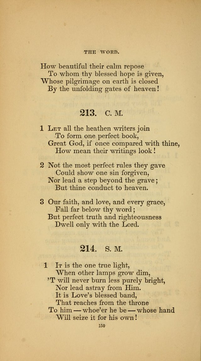 Hymns for the Church of Christ (3rd thousand) page 150