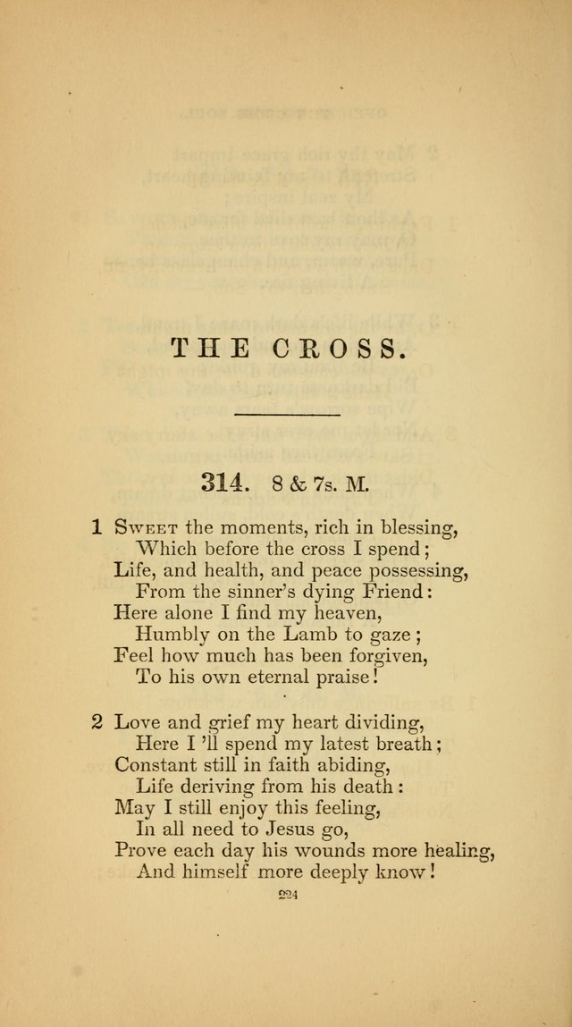 Hymns for the Church of Christ (3rd thousand) page 224