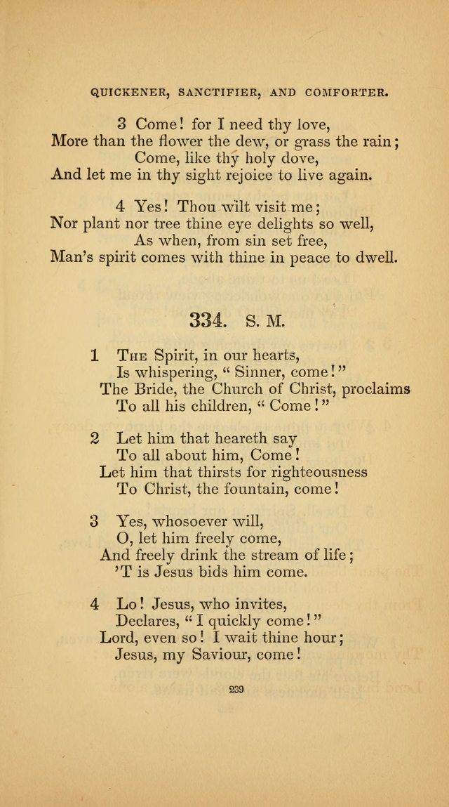 Hymns for the Church of Christ (3rd thousand) page 239