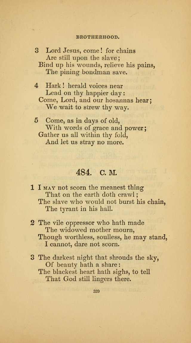 Hymns for the Church of Christ (3rd thousand) page 339