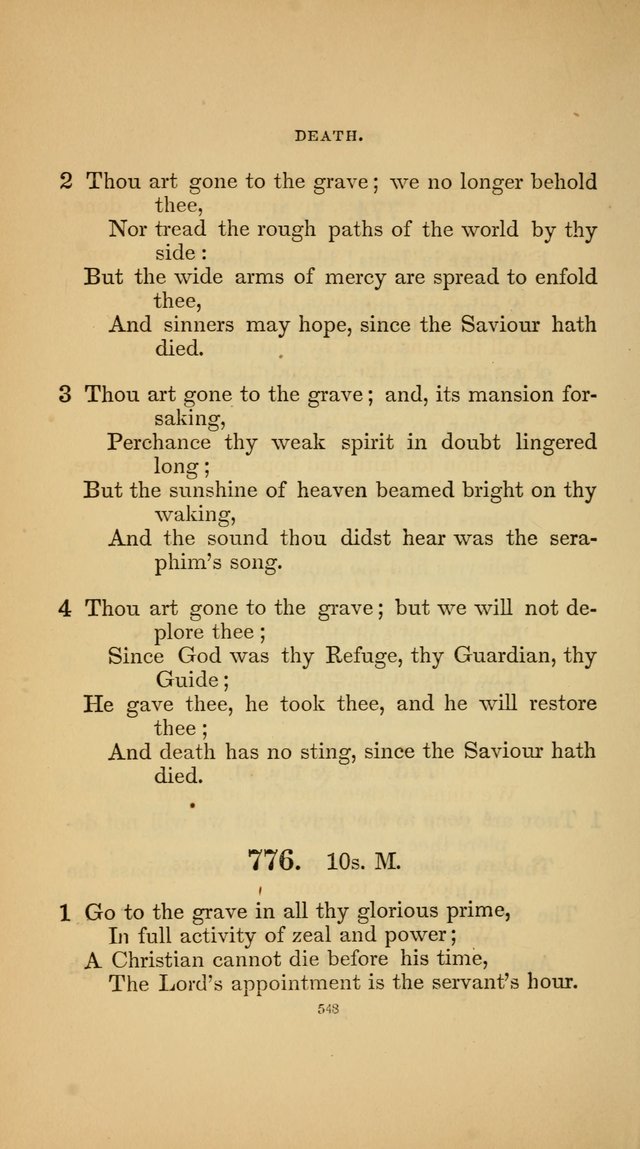 Hymns for the Church of Christ (3rd thousand) page 548