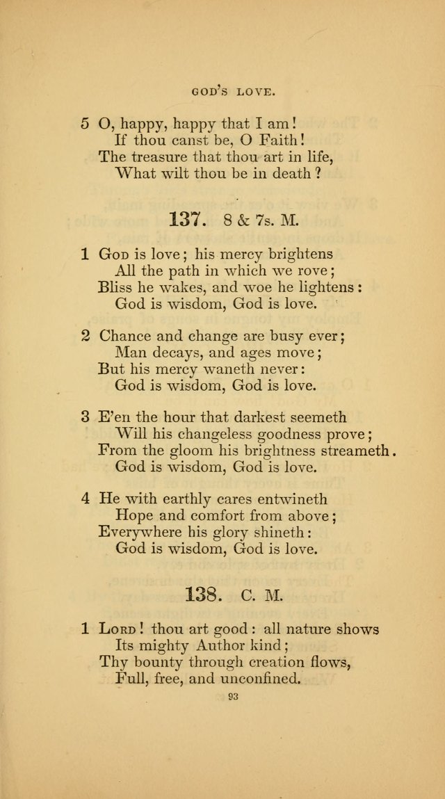 Hymns for the Church of Christ (3rd thousand) page 93