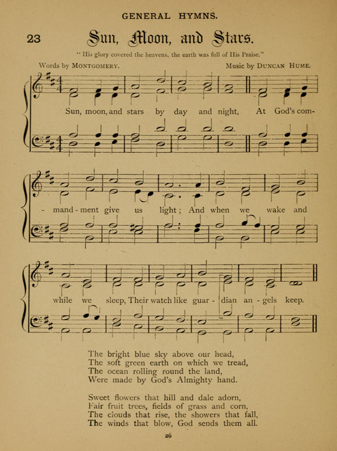 Hymns for Elementary Schools: original and selected page 26