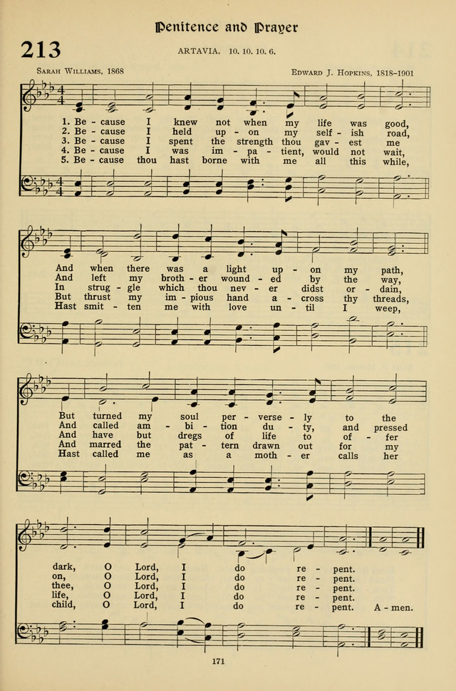 Hymns for the Living Age page 171