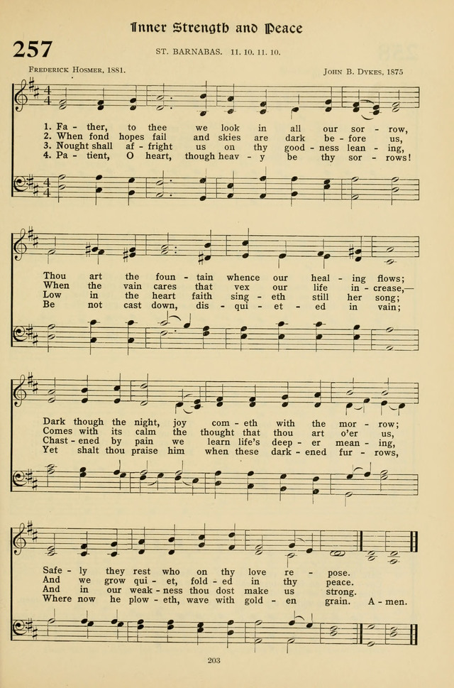 Hymns for the Living Age page 203