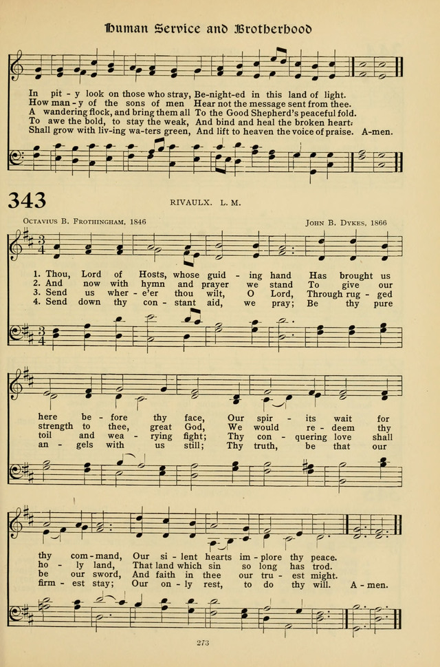 Hymns for the Living Age page 273