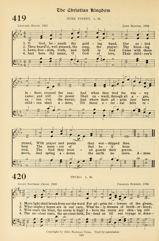 Hymns for the Living Age page 338