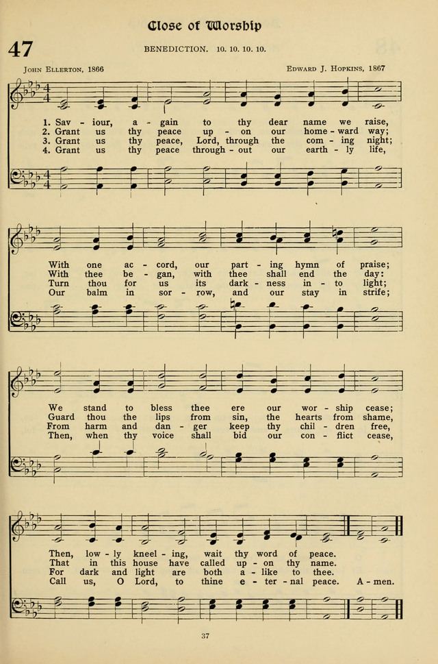 Hymns for the Living Age page 37