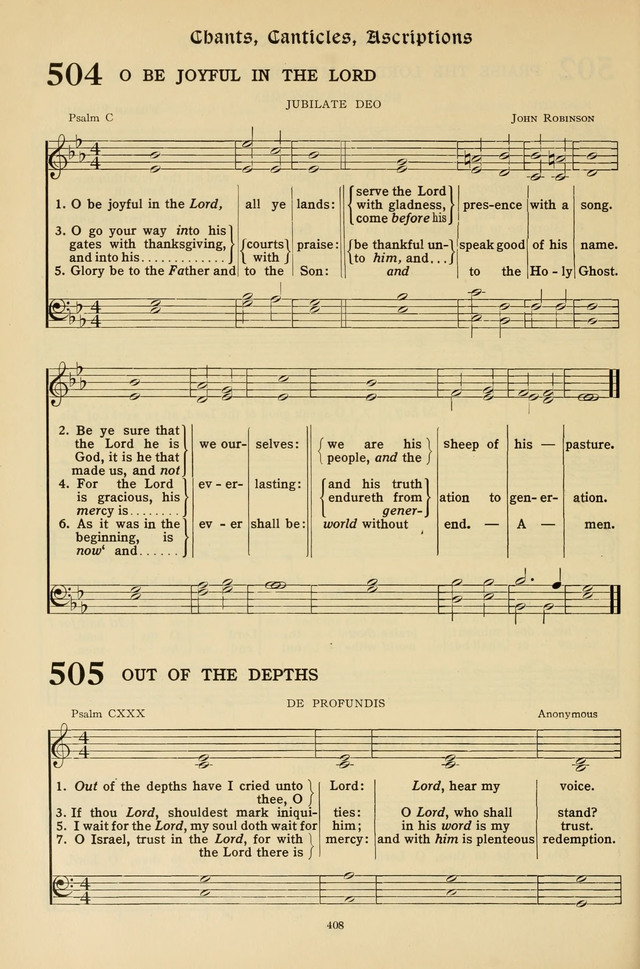 Hymns for the Living Age page 408