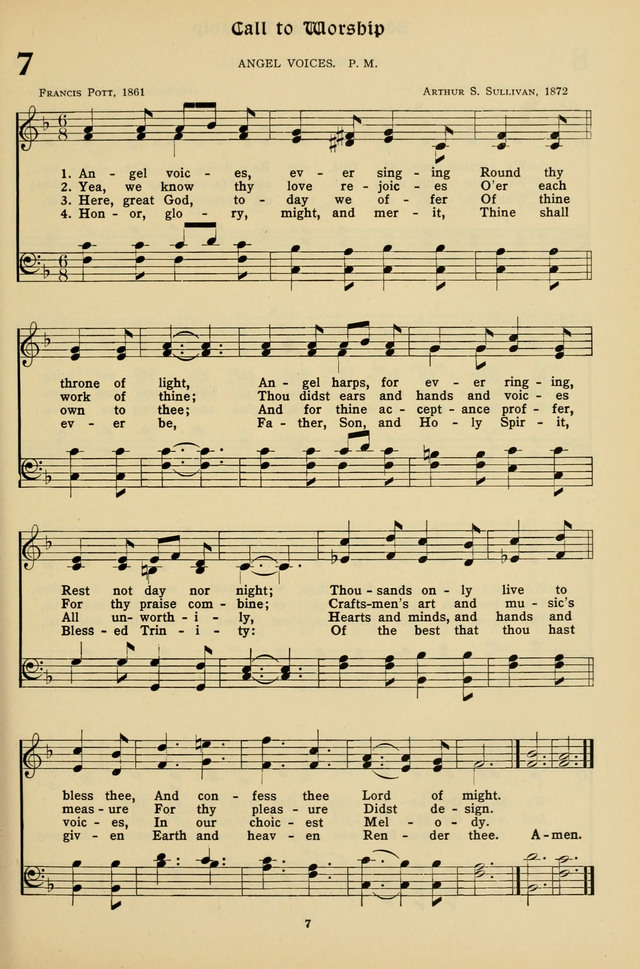 Hymns for the Living Age page 7