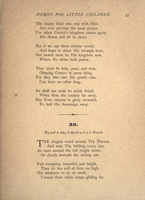 Hymns for Little Children page 55
