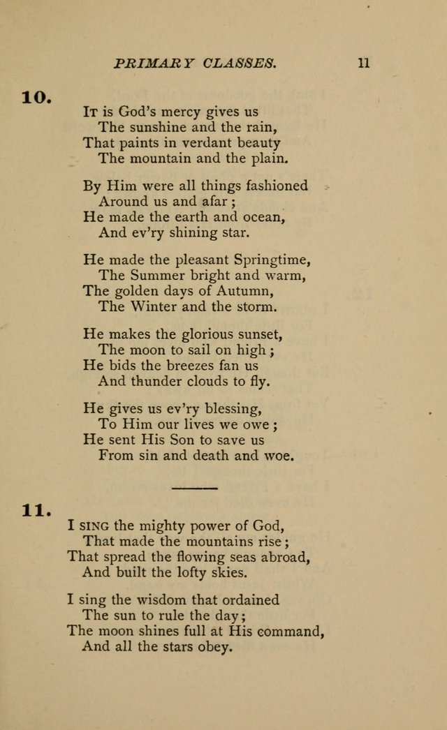 Hymnal for Primary Classes: a collection of hymns and tunes, recitations and exercises, being a manual for primary Sunday-schools (Words ed.) page 8