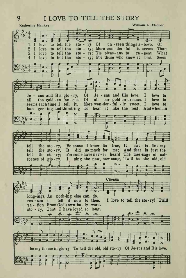 Hymns for Praise and Service page 8