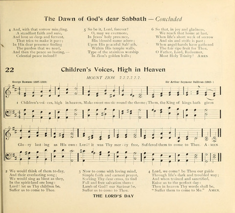 The Hymnal for Schools page 23