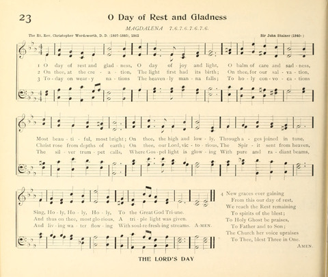 The Hymnal for Schools page 24