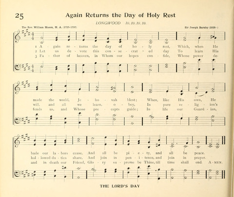 The Hymnal for Schools page 26